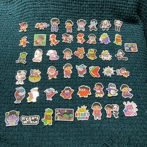 Ryan’s World Set of 49 Stickers